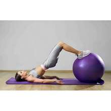 Pilates Yoga Abdominal Gym Ball 55 Cm, 65 Cm And 75 Cm - 紫色 - 查看 3