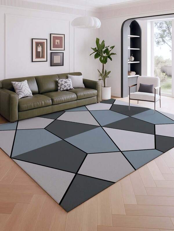 Alfombra decorativa de estilo minimalista para interiores, nueva alfombra de terciopelo de felpa corta, alfombra de sala de estar, alfombra de sofá, alfombra de dormitorio, alfombra antideslizante para el lado de la cama, alfombra de comedor/cocina, almohadilla para silla de oficina, felpudo de entrada, manta para picnic al aire libre, esterilla de camping al aire libre