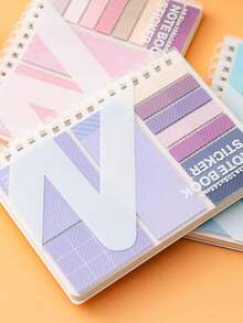 1 Set de notas adhesivas y cuaderno conveniente, color Morandi elegante y suave, adecuado para estudiantes. El cuaderno tiene respaldo adhesivo y diseño tipo Ins, se puede usar como tablero de mensajes u oficina. Aplicable para escuela, oficina, estudiantes y profesionales. También un excelente regalo para la temporada de regreso a clases.