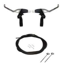 Par Manetes De Freio Em Aluminio para Bicicleta bike + Cabo E Canduite de v-brake ou a disco - Multicolorido - Visão 1