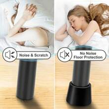 Protectores para patas de sillas plegables, paquete de 16, patas de goma de 14 mm, ideales para muebles, almohadillas antideslizantes reemplazables para sillas plegables.