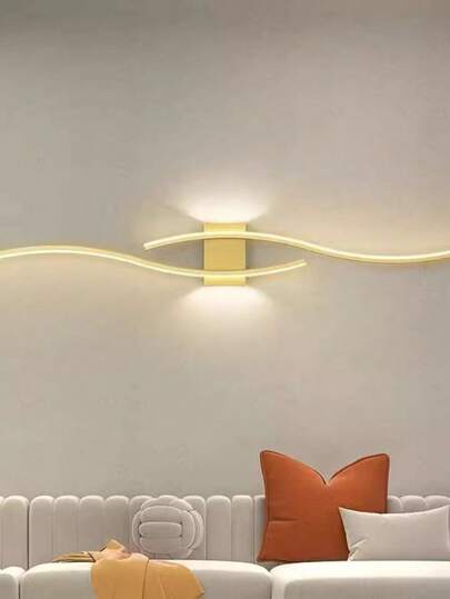 Moderne LED Wand Lamp, Home Furniture, Minimalist Light, ative Lighting, Warm Light/3 Aluminum Luxe Cafe, Living Room, Dining Bedroom, Kitchen, Bedside, Camping Villa, Duplex Apartment, Commercial Lobby, Office, Lamp view 5