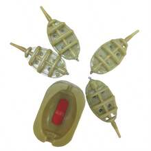 Juego de moldes de alimentador de carpa de alta calidad - 4 tamaños (15/20/25/35g y 30/40/50/60g) - Método en línea sencillo - ¡Aumenta tu tasa de captura! - Adecuado para pescadores de carpa - Perfecto para entusiastas de la pesca - Un regalo ideal para entusiastas de la pesca