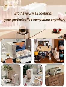 SCISHARE SCISHARE Capsule Coffee Maker For NS Capsule, 19Bar Espresso Machine With Italian Water Pump&620ml Water Tank, 1200W Quick Heating, Elegant Design For Women – Ideal For Coffee Corner, Kitchen, Gift