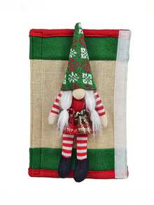 2 Stücke, Weihnachts-Kühlschrankgriff-Handschuhe, Weihnachts-Griffschutzabdeckungen, Weihnachtsdekoration für Küchengeräte wie Mikrowelle