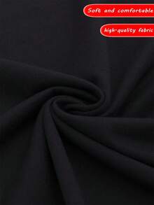 Rare Drake Hip-Hop Graphic T-Shirt Black Crew Neck Short Sleeve White Graffiti Print Regular Fit All Season Casual Collectible Gift Tee - Black - View 5