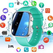 Men Women Sports Smart Watch, 1.85-Inch HD Screen, Wireless Call, Step/Calorie/Distance Counting, Information Reminder, Weather Forecast, Multiple Dial, Music Playback Control, Stopwatch, For Android/IOS Smartwatch - Rose Gold - View 15