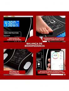 USB Bluetooth Bioimpedance Scale Body Measurement Via App Up To 140kg Weight Small Domestic Scale - LYDZC-usb-therefore - View 5