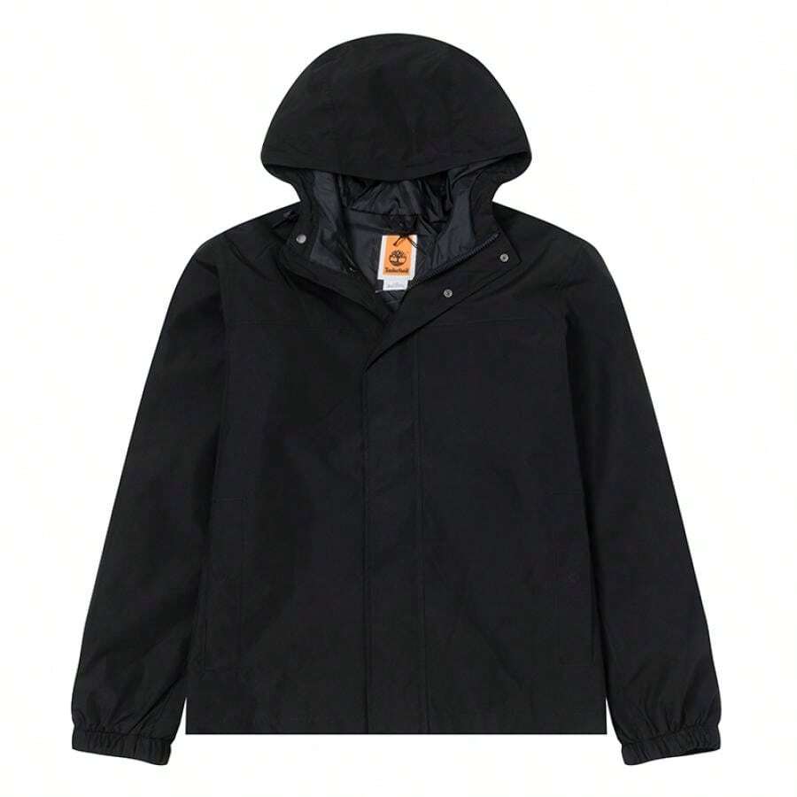 Timberland 男士户外运动连帽夹克，舒适保暖，A44XJ001 - 黑色 - 查看 1