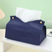 这款奢华简约的北欧风PU皮革纸巾盒兼具多功能桌面纸巾架的功能，专为汽车、客厅和家居使用而设计；它融合了优质材料、简洁线条和低调的收纳优雅，是一款精致的配件，可提升日常收纳效率，美化室内装潢，并方便您在办公桌、控制台和仪表盘等位置取用纸巾。 - 彩色 - 查看 8