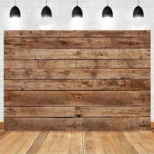 1 Stück braune Holz Hintergrund Holzboden Wand Hintergrund Hochzeit Braut Geschenk Party Geburtstag Party Banner Hintergrund Dekoration Fotostudio Requisiten
