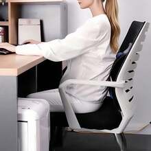 Adjustable Back Stretcher – 4-Level Lumbar Support Device For Spine Decompression, Pain Relief & Relaxation – Textured Surface For Gentle Massage, Home/Office Use