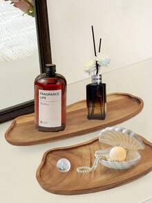 1 Stück Akazienholz Wolken kreative Massivholz Tablett, Schmuck und Kosmetik Aufbewahrungstablett, Küchen- und Badezimmer Tablett, Dessert, Snack, Snack Tablett, Obstschale, Geschirr Tablett, dekorative Präsentationsplatte im europäischen Stil, Vintage Tisch Dekorationstablett, Weihnachts-, Halloween-Dekorationstablett