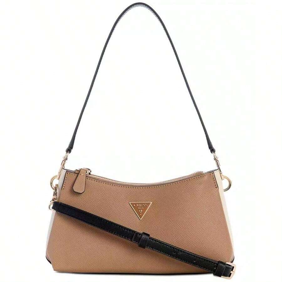 Guess Noelle II Three Compartment Crossbody | | Women Shoulder Bags - Med Brown - View 1