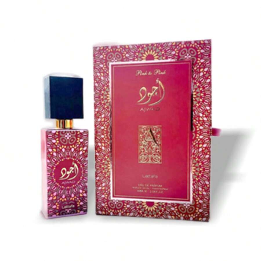 Lattafa Ajwad Pink To Pink 中性淡香水喷雾 2.04 盎司/60 毫升 - EDP - 查看 1