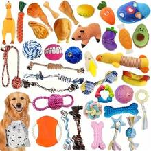 10pcs Indestructible Dog Chew Toys Set, Plush + Rope + TPR + Silicone Materials, Teeth Cleaning Chew Toys For Small Dogs, No Battery Required (Random Assortment) - Multicolor - View 2