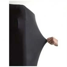 1pc Highly Elastic Solid Color Luggage Cover, Luggage Protector, Travel Scratch-Resistant Accessory - Black - View 9