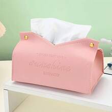 这款奢华简约的北欧风PU皮革纸巾盒兼具多功能桌面纸巾架的功能，专为汽车、客厅和家居使用而设计；它融合了优质材料、简洁线条和低调的收纳优雅，是一款精致的配件，可提升日常收纳效率，美化室内装潢，并方便您在办公桌、控制台和仪表盘等位置取用纸巾。 - 彩色 - 查看 2