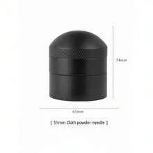 Rotary Coffee Powder Stirrer 51/53/58mm Stainless Steel Needle Tip, Break Clumps, Even Extraction, Coffee Accessory - Black - View 9