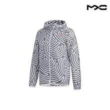 X Hiroko Takahashi Logo Pattern Hooded Jacket Men Outerwear Grey - Multicolor - View 1