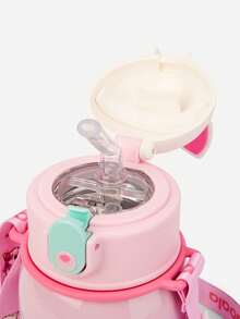 Balabala Kids Thermos Cup 316 Stainless Steel Animal Ear Straw Bottle