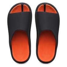 Men's Slide Slippers Soft Comfortable Removable Insole. - Negro - Ver 5
