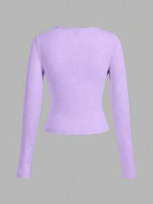 Women Tops - Lilac Purple - View 1