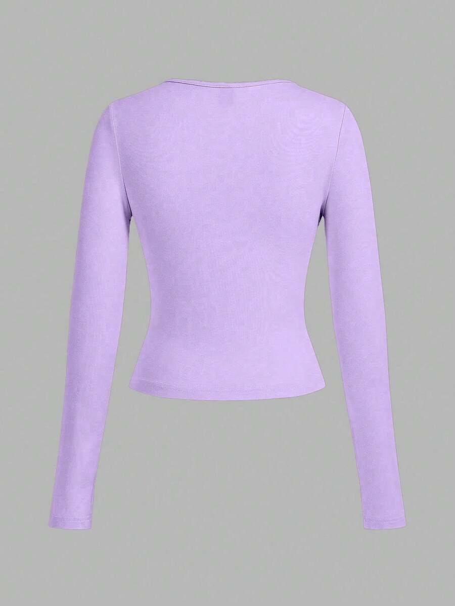 Women Tops - Lilac Purple - View 1