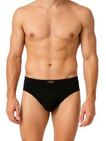 Kit 6/3 de cueca masculinas adultas, algodão, Colorido cores