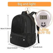 Mochila de baloncesto de gran capacidad, bolsa deportiva portátil, bolsa de almacenamiento de baloncesto, mochila deportiva diaria para exteriores, regalo de vacaciones/cumpleaños, artículo esencial para deportes, mochila unisex gris, mochila funcional de múltiples bolsillos, mochila impermeable para estudiantes de secundaria y universidad, bolsa deportiva ligera para viajes al aire libre, mochila, bolsa escolar, de vuelta a la escuela, mochila de gran capacidad