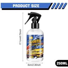 JB-XPCS Anti-Rain For Cars Glass Water Repellent Spray Long Lasting Windshield Nano Hydrophobic Protection Coating GLAREPEL - Black - View 16