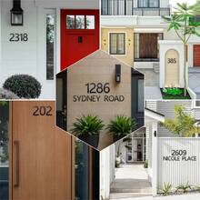 5 Incn Metal Aluminium House Numbers Letters, Black House Address Letters, Outdoor Mailbox Numbers, Modern Metal Address Number Letter For Homes, Apartments, Farms