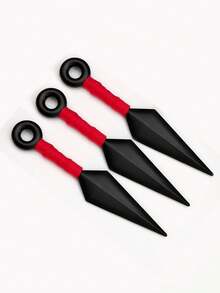 1-4 件动漫玩具套装 - ABS 塑料剑装饰、飞镖、手里剑塑料玩具套装、飞镖、飞镖、成人男女武士刀服装、配饰、手里剑星装饰道具、万圣节 - 彩色 - 查看 3