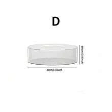 Acrylic Fillable Cake Piping Nozzle Round Rack Divider Display Stand, Suitable For Wedding, Birthday And Dessert Table, Fashionable Design And Hospitality - Clear - View 5