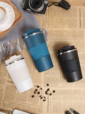 510ml Stainless Steel Double-Wall Vacuum Insulated Cup, Suitable For Breakfast Milk, Coffee, Personalized Gifts. It Is Multi-Functional, Decorative And Reusable. Made Of Stainless Steel, It Is Exquisite, Fashionable, Of High Quality, Bright In Color And Simple. It Is A Business Water Cup For Men And Women, Suitable For Autumn, Winter, Back-To-School Season, Festivals And Celebrations