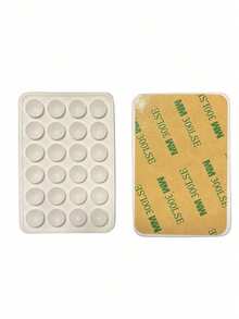 1个硅胶吸盘手机支架，Octobuddy品牌粘性手机支架，无缝吸附，适用于浴室、厨房、卧室、客厅、餐厅、健身房、汽车、旅行必备、旅行学习用品、学校用品、假日露营、度假必备、度假配件、迷你夏季