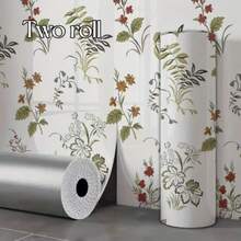 2 Rolls Glossy Marble Effect Self-Adhesive Wallpaper, Full-Coverage Decorative Wall Stickers, Home Renovation Foam Wallpaper, Suitable For Living Rooms, Bathrooms, Kitchens And Dormitories. 40cm*3m / 15.75 Inches*118.11 Inches. - Multicolor - View 16