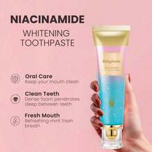 Niacinamide Whitening Toothpaste, Niacinamide Intensive Whitening Toothpaste With Natural Gentle Care Deep Stain Removal, Improves Gum Health, Fresh Breath - 預設 - 查看 6