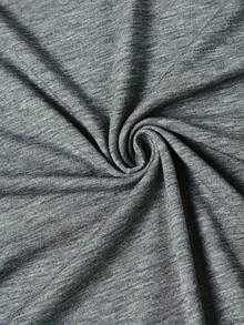 Comfortable Breathable Long Sleeve Heart Animal Paw Print T-Shirt, Casual Crew Neck Sports Tops For Summer Women's Clothinggifts For Mom-Free Shipping - Dark Grey - View 4