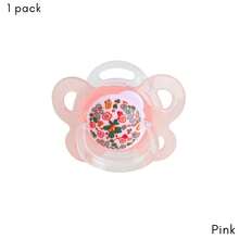 1pc/2pcs Silicone Baby Pacifier With Dust Cover, 100% Silicone Nipple Soothie Orthodontic Baby Pacifiers For Baby , Newborn Baby Essentials Must Haves, Gentle On Baby's Skin - 彩色 - 查看 11