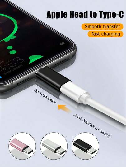 Apple Lightning 转 Type-C 适配器充电线转换器