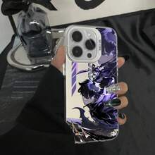 Funda de Nivelación Anime Solo compatible con Samsung Galaxy S25 S24 S22 Ultra S23 FE S21 Plus A56 A36 A55 A35, funda dura coreana a prueba de golpes, compatible con funda de  17, funda de  17 Pro, funda de  17 Pro Max - S17167 - Ver 6