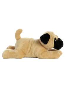 Peluche Aurora Perro Pug Flopsie Perrito - Beis - Ver 3