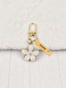 1 pezzo Portachiavi in metallo personalizzato a forma di fiore di ciliegio, leggero ed elegante, con accessorio tag, adatto per borse, chiavi dell'auto, regali di coppia e vacanze, multifunzionale, durevole, ornamentale, riutilizzabile, raffinato, di stile, di alta qualità, colorato, moderno, personalizzato, unico, regali ideali per lui, regali ideali per lei, fidanzato, amici, tea room, casa, ufficio, per anniversari, per San Valentino, per la Festa della Mamma, per compleanni, per la Festa del Papà, per matrimoni, per il riscaldamento della casa, atmosfera natalizia in casa, souvenir