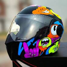 Casco Moto  Abatible Infantil Certificado Niña Niño - Negro1 - Ver 3