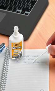 BIC Wite-Out Quick Dry Correction Fluid, 20mL, White, Goes On Easy With A Reduced Dry Time, 1-Count Pack - MàuA - Xem 2