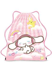 1/2/3 Stück süße Cartoon Kordelzug Rucksack Tasche, tragbare Aufbewahrung Kordelzug Tasche, multifunktionale Aufbewahrungstasche für Kosmetik und Bücher, geeignet für Weihnachten, Neujahr und Geburtstaggeschenke, Reise- und Schul-Essentials, Geschenke für Frauen, Weihnachtsgeschenke, Geschenkideen für Frauen