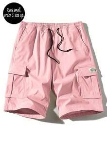 男士宽松休闲轻便工装短裤，尺码偏小，请订购大一码