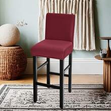 Waterproof Dining Chair Covers Stretch Chair Covers For Dining Room Chair Protectors Covers - Red - View 4