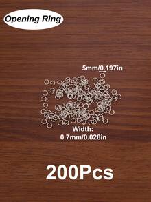 100-200Pcs/Lot 3mm 4mm 5mm 6mm 7mm 8mm Stainless Steel Open Jump Rings Connectors For DIY Jewelry Making Supplies Earrings Bracelets Necklaces Accessories - Open Ring - View 21